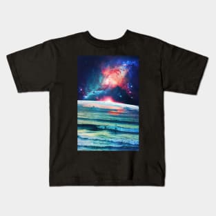 Cosmic Waves Kids T-Shirt